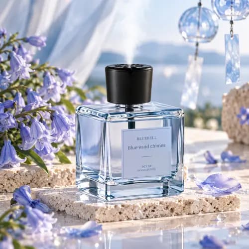 Perfumy do wnętrz Bluebell 200 ml – elektryczny dyfuzor USB, 4 tryby